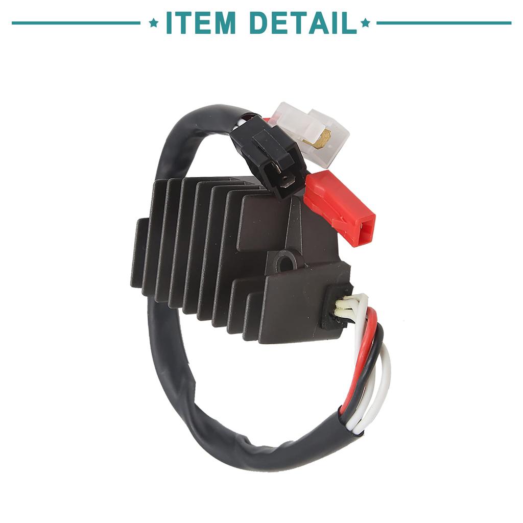 ACROPIX Motorcycle Voltage Regulator Rectifier for Yam aha Compatible with VMX1200 V-MAX 1200 Black 1 Pack