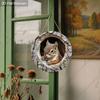 2D Plane Hanging Decorative Signs, Interior Wall or Door Decoration, Garden Decoration, Squirrel Pattern, Interesting Gifts for Family and Friends
