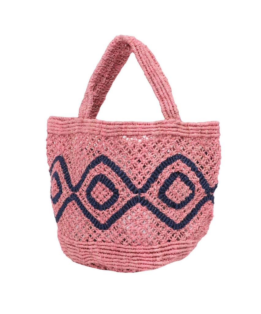 Mondayflow Macrame Vacation Bag_Pink