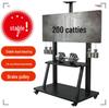 Commercial TV Stand with Wheels for 65/75/85 Inch Models – Mobile Vertical Floor Trolley