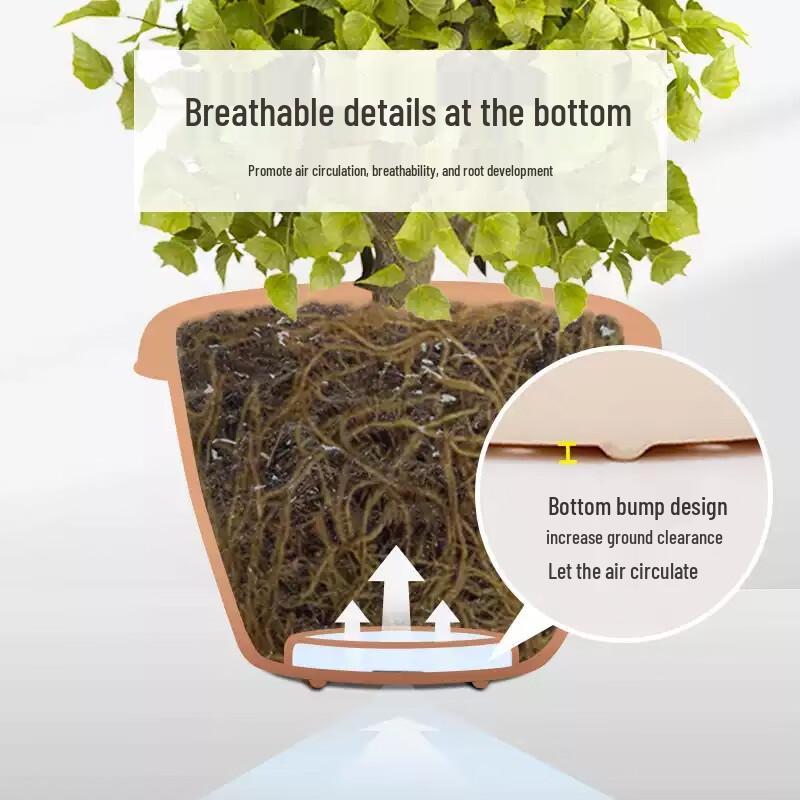IRIS Resin Flower Pot for Balcony & Garden