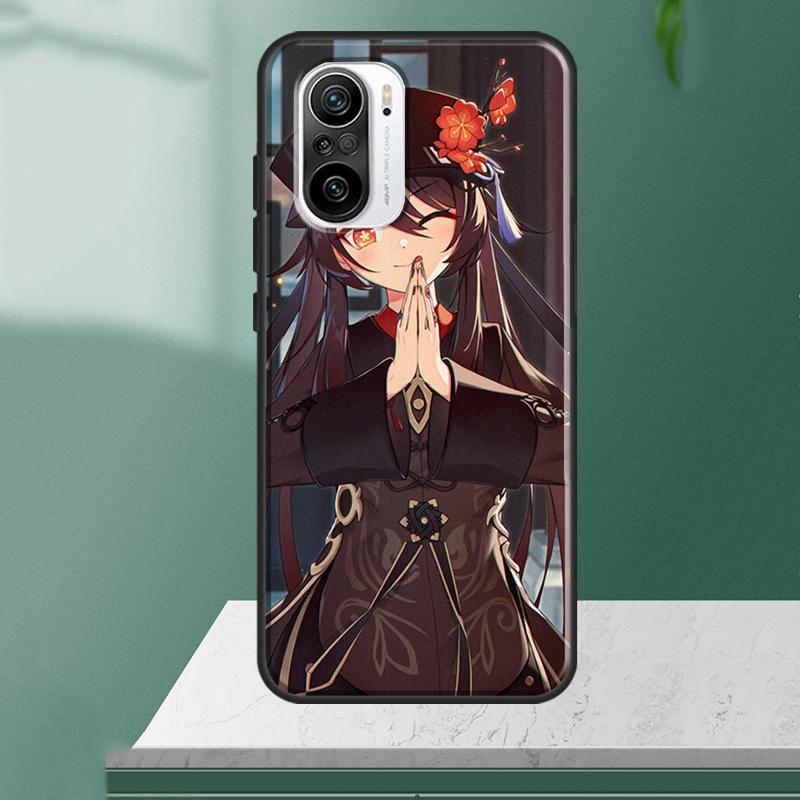 Hu Tao Genshin Impact Cover For Xiaomi 15 14 Ultra 17 Pro Max 13T 14T 15T POCO F5 F6 F7 Pro X5 X6 X7 F8 Ultra Case