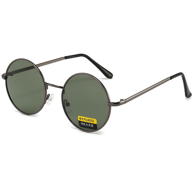 New Fishing Leisure Round Metal Men Sunglasses Retro Vintage Sunglasses For Men Women Fashion Eye Spectacles Sun Spectacles Uv400 Spectacles