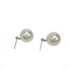 S925 Sterling Silver Australian White Pearl Stud Earrings - Fashionable and Elegant, Simple Design