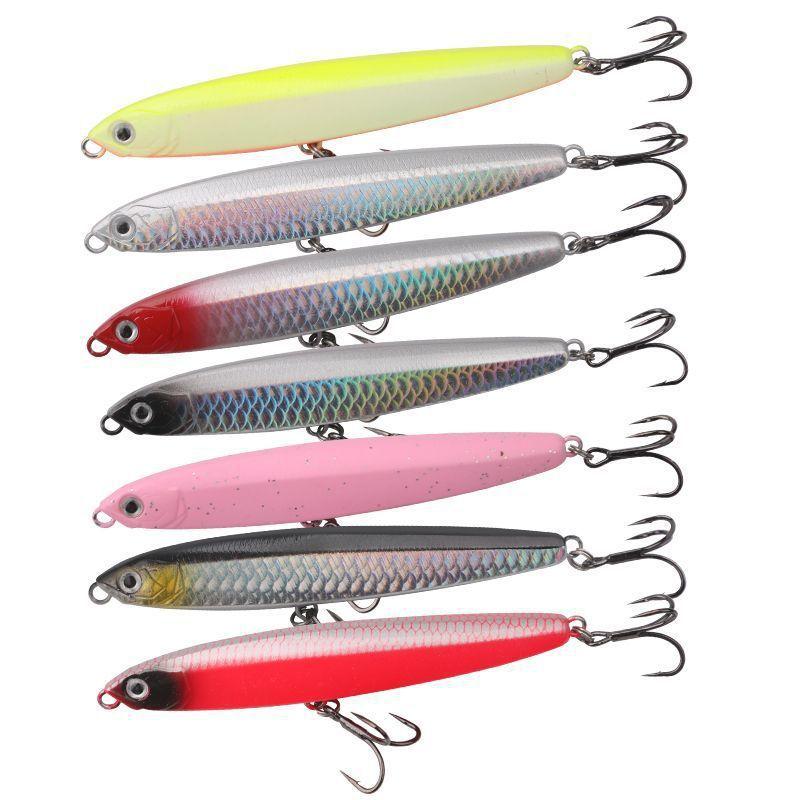 Artificial Hard Bait Set for Freshwater Bighead Carp Sinking Pencil Lure Long Distance Casting Slow Sinking
