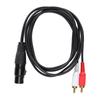 JORINDO XLR Female to Dual RCA Cable Y Splitter Patch Cable XLR to RCA Microphone Connection Cord