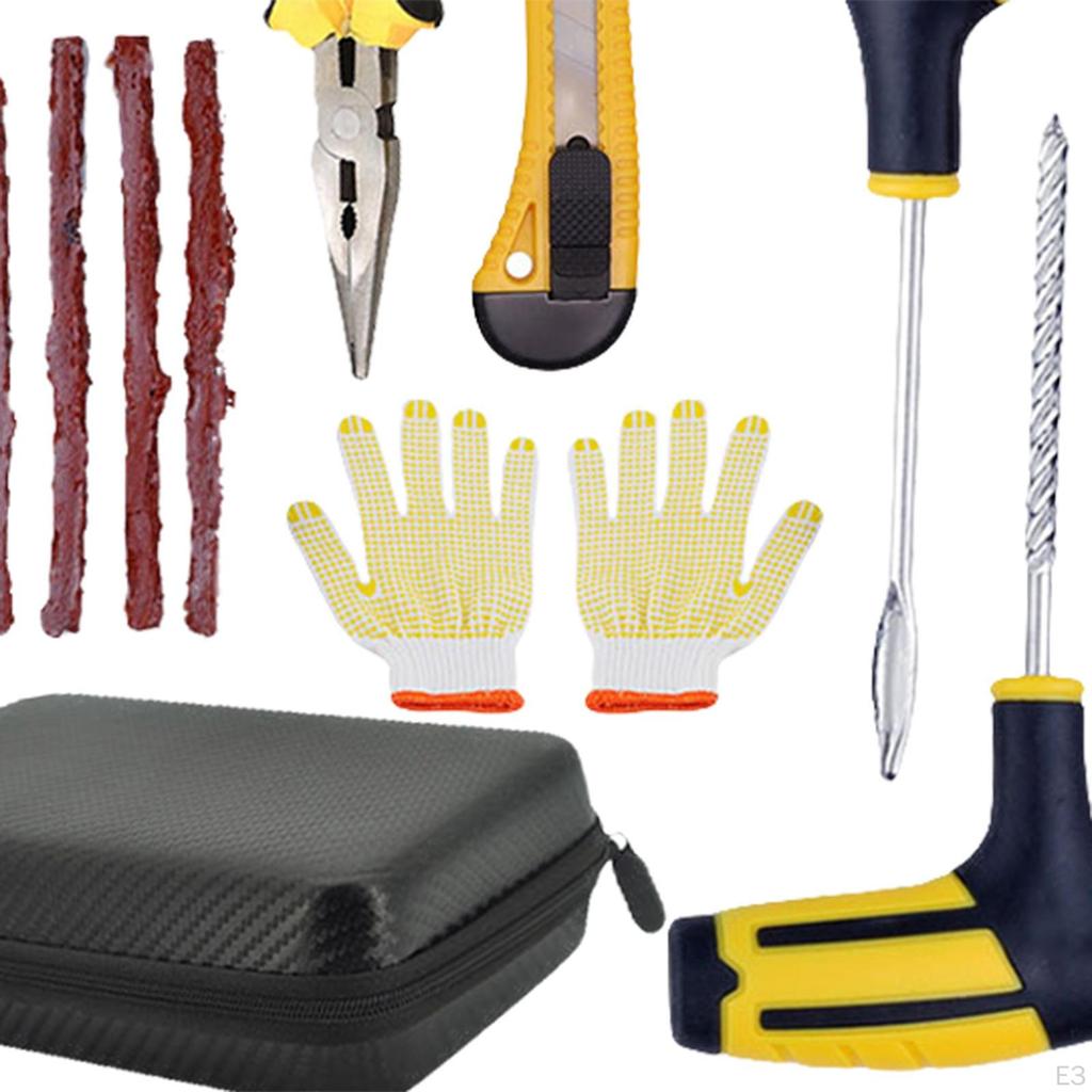 Kit, Tire Plug Kit for Car, Motorcycle, RV, ATV, SUV, Truck