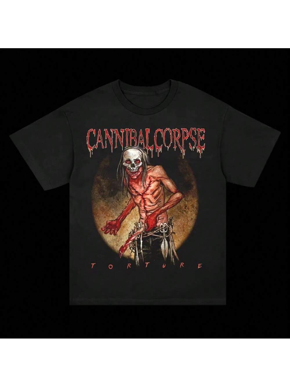 

Cannibal Corpse Графическая хлопковая футболка Унисекс Мужская Женская Летняя с коротким рукавом Модный бренд Роскошная Повседневная Винтажная Ретро Повседневная футболка S