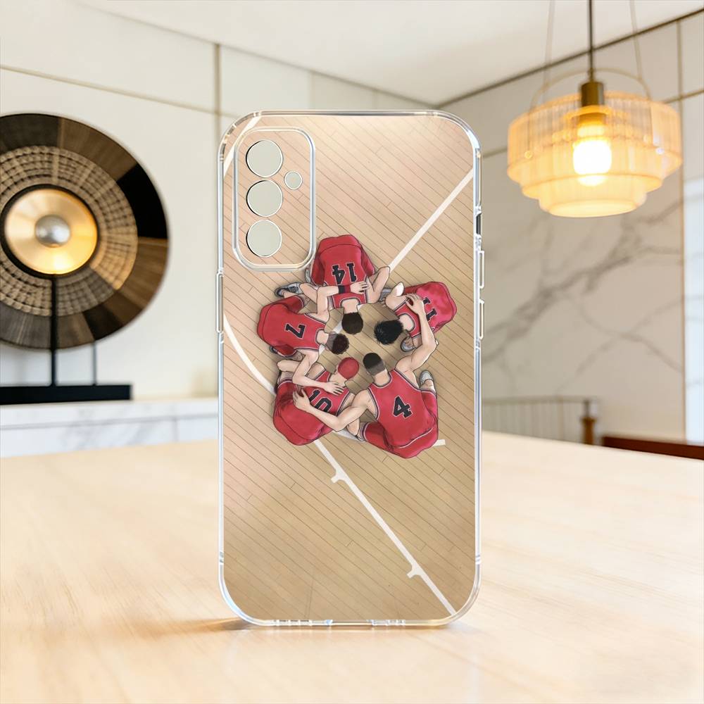 

Anime basquete-E Phone Case Transparent Silicone Soft For SamsungA10,12,20,21S,30,31,40,50,51,52,70,71 Samsung a40