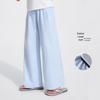 Girls' Lightweight Loose Straight Summer Trousers