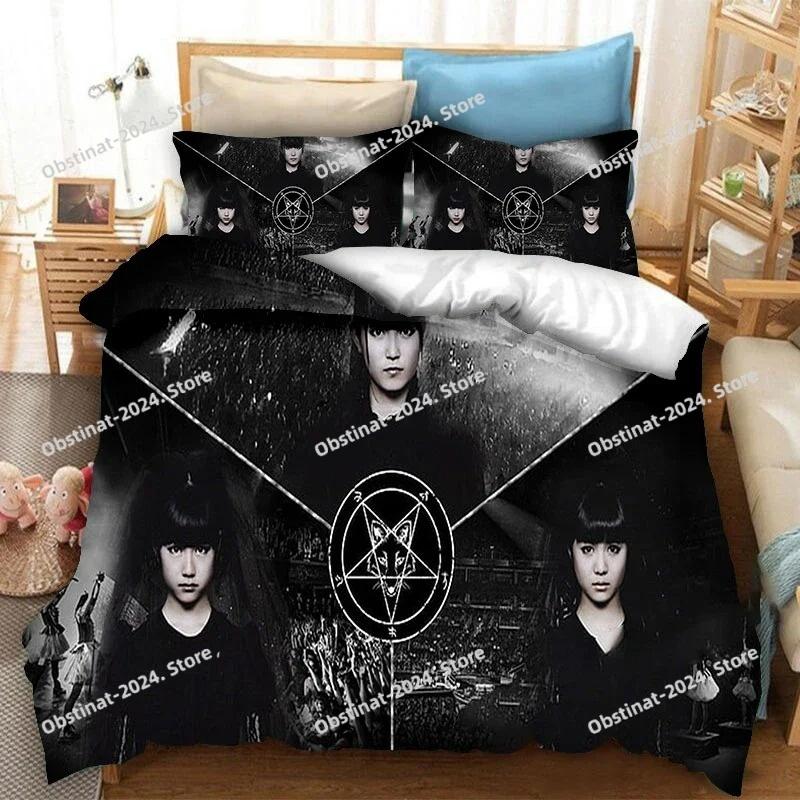 3d Printing BABYMETAL Rock Band Bedding Set Boys Girls Twin Queen Size Duvet Cover Pillowcase Bed Kids Adult Home Textiles