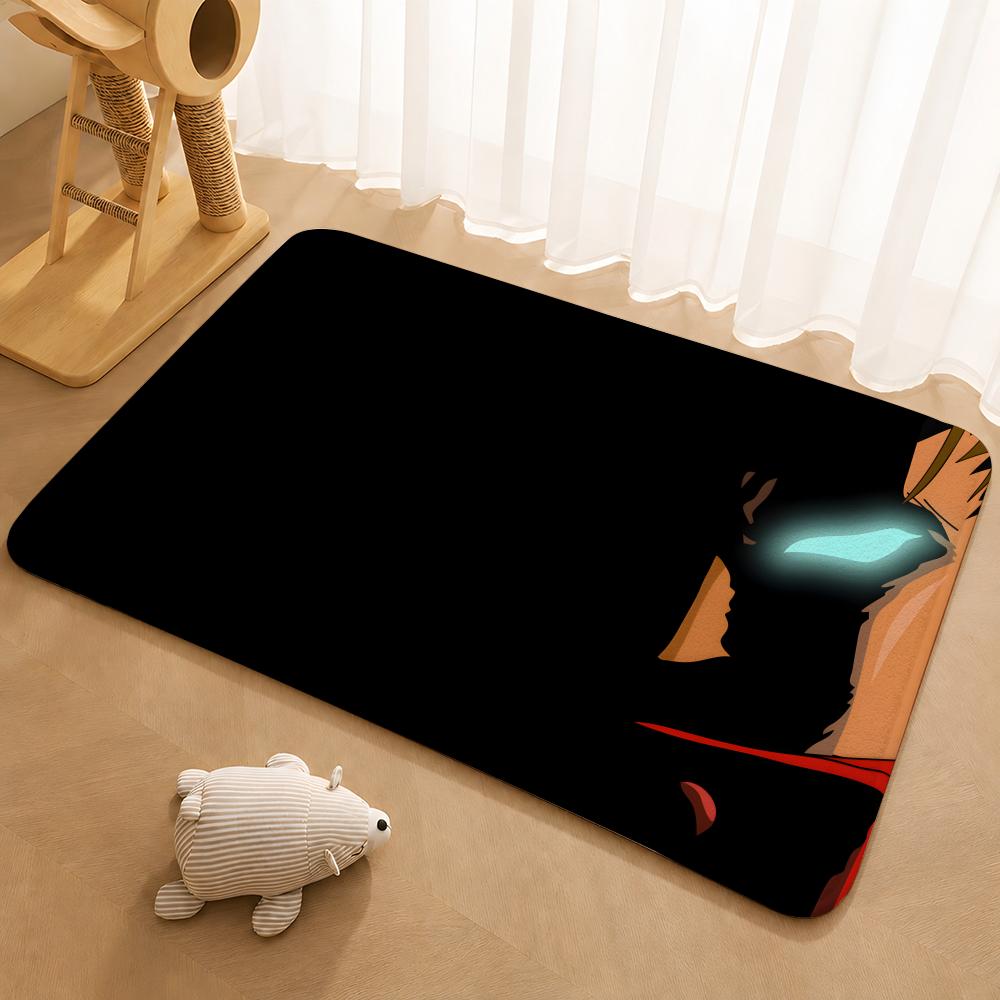 Anime TRIGUN STAMPEDE Floor Mat Floor Mat Soft Flannel Non-Slip Door Rug for Living Room