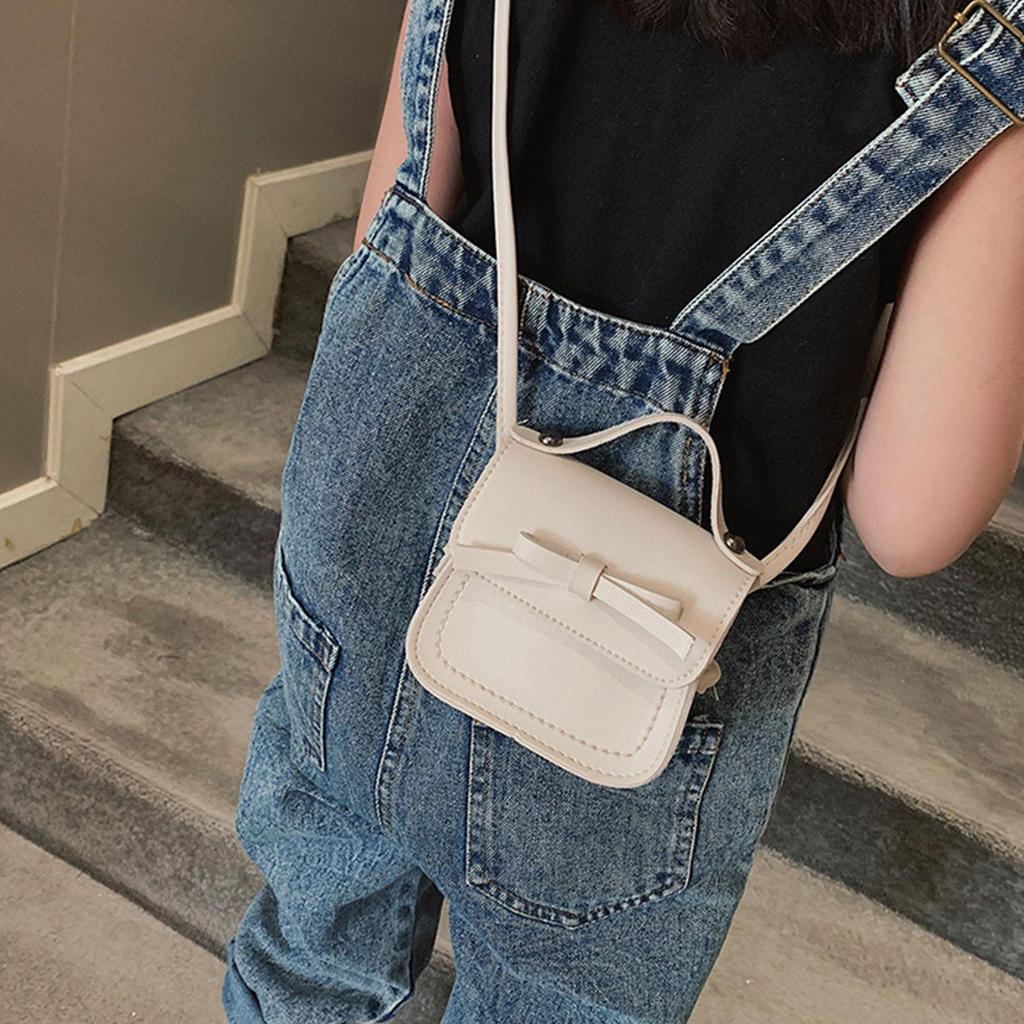 Fashion Small Purse For Little Girls Toddler Kids Cute Bow Mini Messenger Bag KTY
