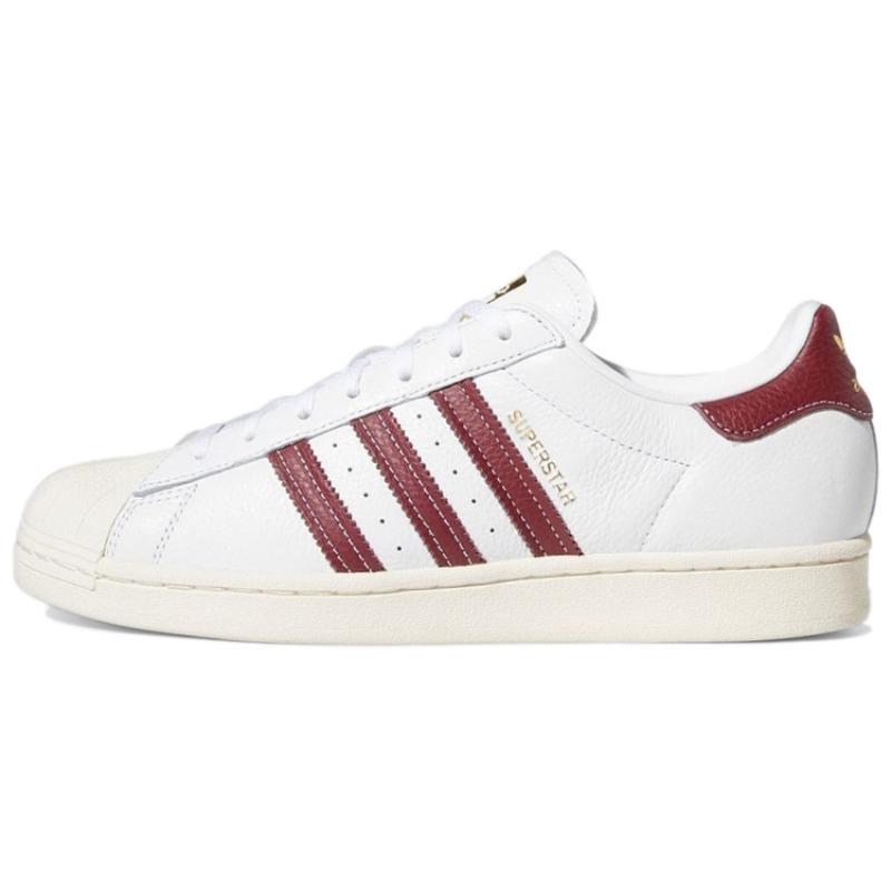 Adidas Superstar 'White Collegiate Burgundy' Sneakers GZ1603