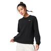 Li Ning Fitness Series Fleece Warm Round Neck Sports Casual Letter Sweatshirt Women Tops AWDV964-1