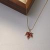 Vintage Maple Leaf Necklace, Unique and Stylish
