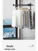 Wall-Mounted Telescopic Clothes Drying Rack - Punch-Free, Folding Design for Bathroom or Balcony