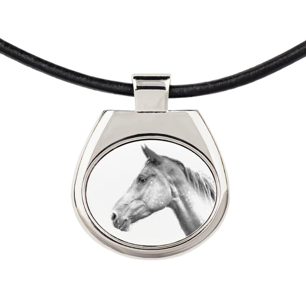 Akhal-Teke - Naszyjnik Z Koniem, Personalizowana Zawieszka Ze Zdjęciem, Wyjątkowy Naszyjnik Dla Kobiet I Mężczyzn Marki Art-Dog