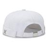 Casquette Dôme Melon Vintage Métal Logo X Casquettes Melon Décontractées Chapeau sans Bord pour Loisirs Streetwear
