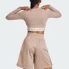 adidas Maglietta Grafica Originals Neutral Court Donna Top Rosa Marrone IS5267