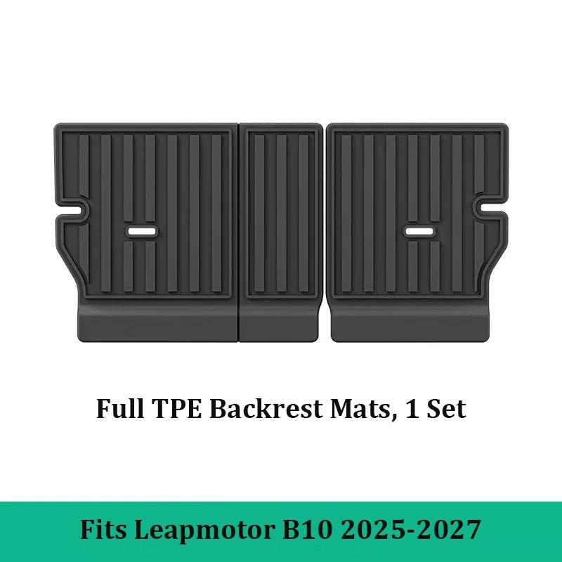 TPE Full Trunk Mat Backrest Pad For Leapmotor B10 2025 2026,All Weather Protector Floor Liners Trunk Mat Heavy Duty Accessories