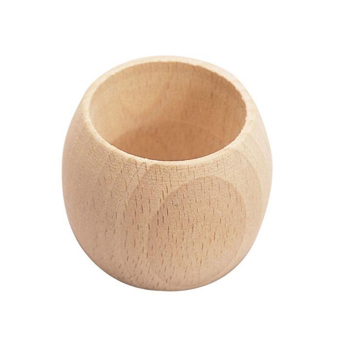 MégaCréa DIY - Rond de serviette Bois Ø 4,5 x 4 cm