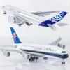 30cm Airbus A380 China Southern & COMAC C919 Model with Lights and Wheels - Airplane Ornament Gift