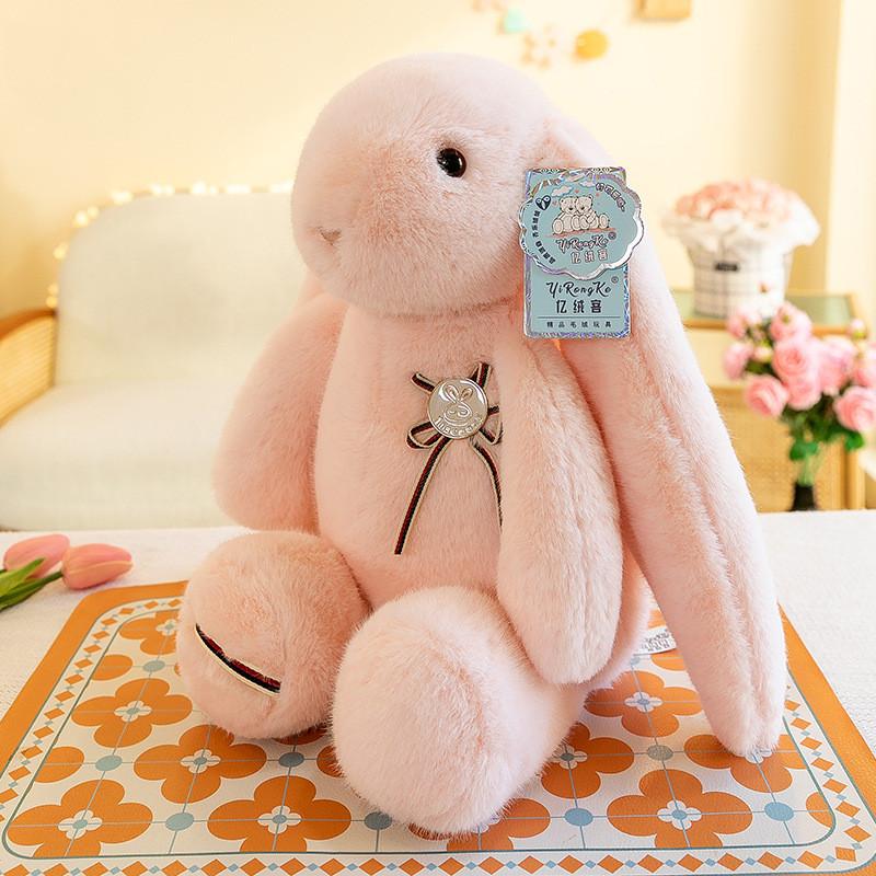 Plush Rabbit Cute Toy Long Eared Bunny Stuffed Animal Doll Kids Gifts Decor