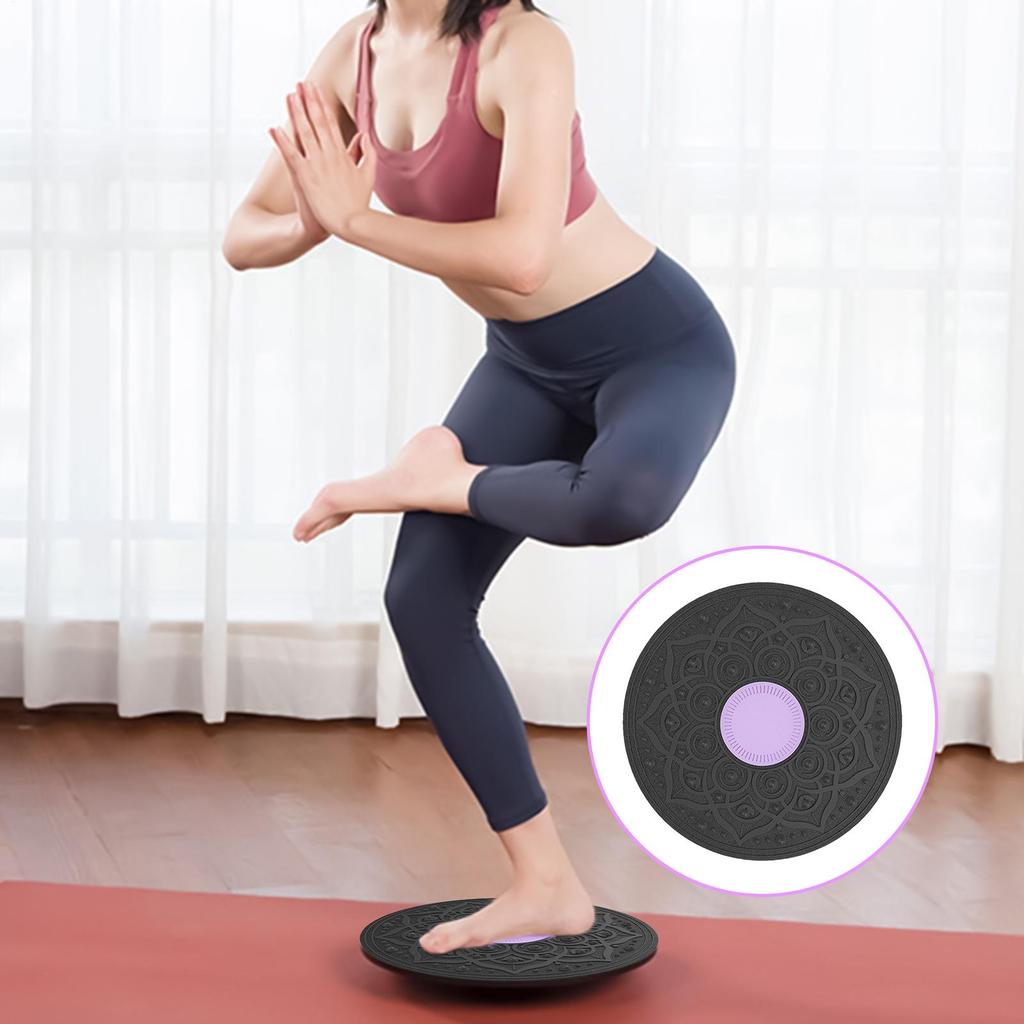 Wobble Balance Board Yoga Swing Balance Board Portable Balance Exerciser Stability Board for Core Training