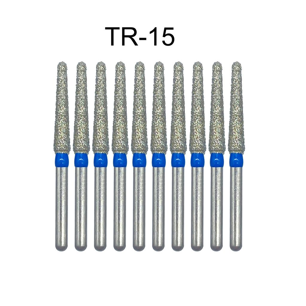 Nun Ck 10 Stück/Packung Dental Diamantbohrer für Hochgeschwindigkeits-Handstück Zahnarztbohrer FG-Serie Durchmesser 1,6 mm