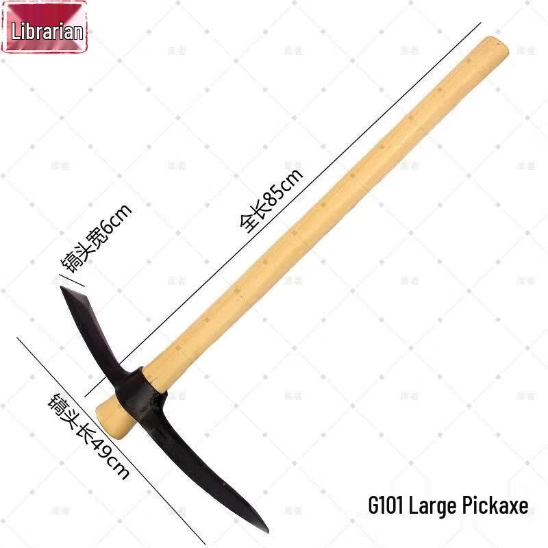 Multi-functional Tactical Engineer Shovel with Wooden Handle