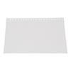 50Pcs Sheet Protector Paper Binding Cover Matte A5 20 Holes PP Plastic for Presentation White