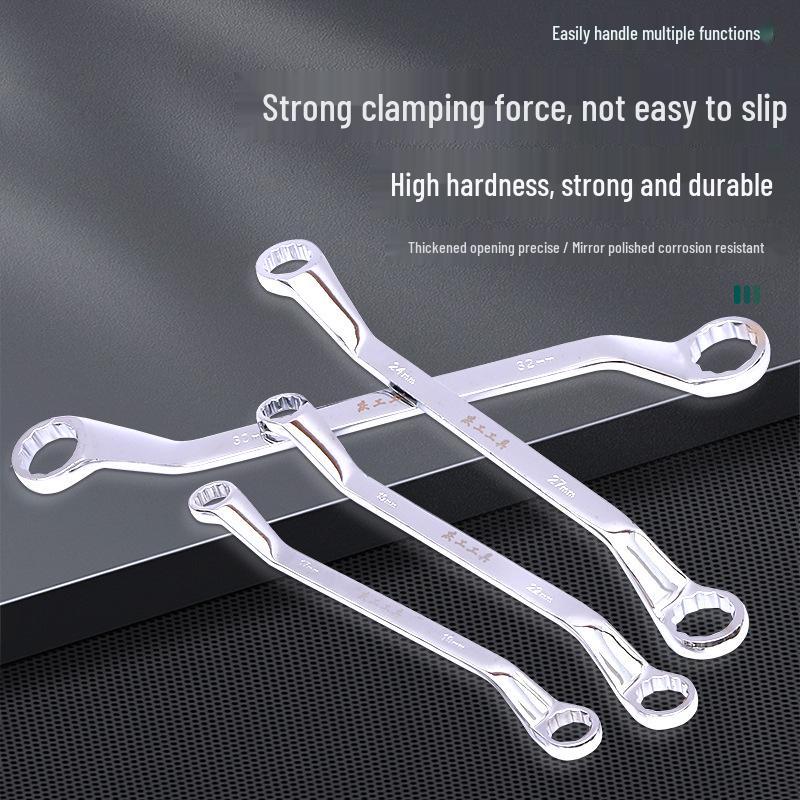 Dual-Head Torx Wrench Set - Mirror Finish, Industrial Grade for Auto Repair 8-Piece Mirror Torx Wrench Set