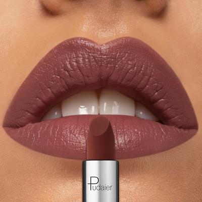 Vodotesný 24 hodín Zamatový matný lesk na pery Hydratačné nahé rúže Dlhotrvajúci Sexy červený tón na pery Make-up Kozmetický lesk na pery