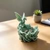 Dragon-shaped Miscellaneous Bowl Fantasy Crystal Cave Dragon Decor Storage Dish for Keys Coins