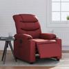 VidaXL Electric Recliner, Relaxation Chair with Backrest, Seat with Armrests Living Room, Modern, Red 3206589