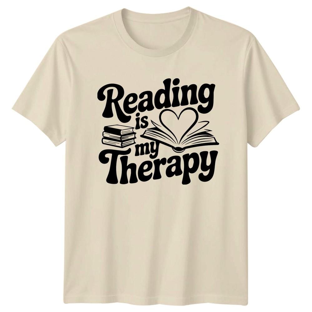 Reading Is My Therapy TShirt Bookworm Reading Christmas