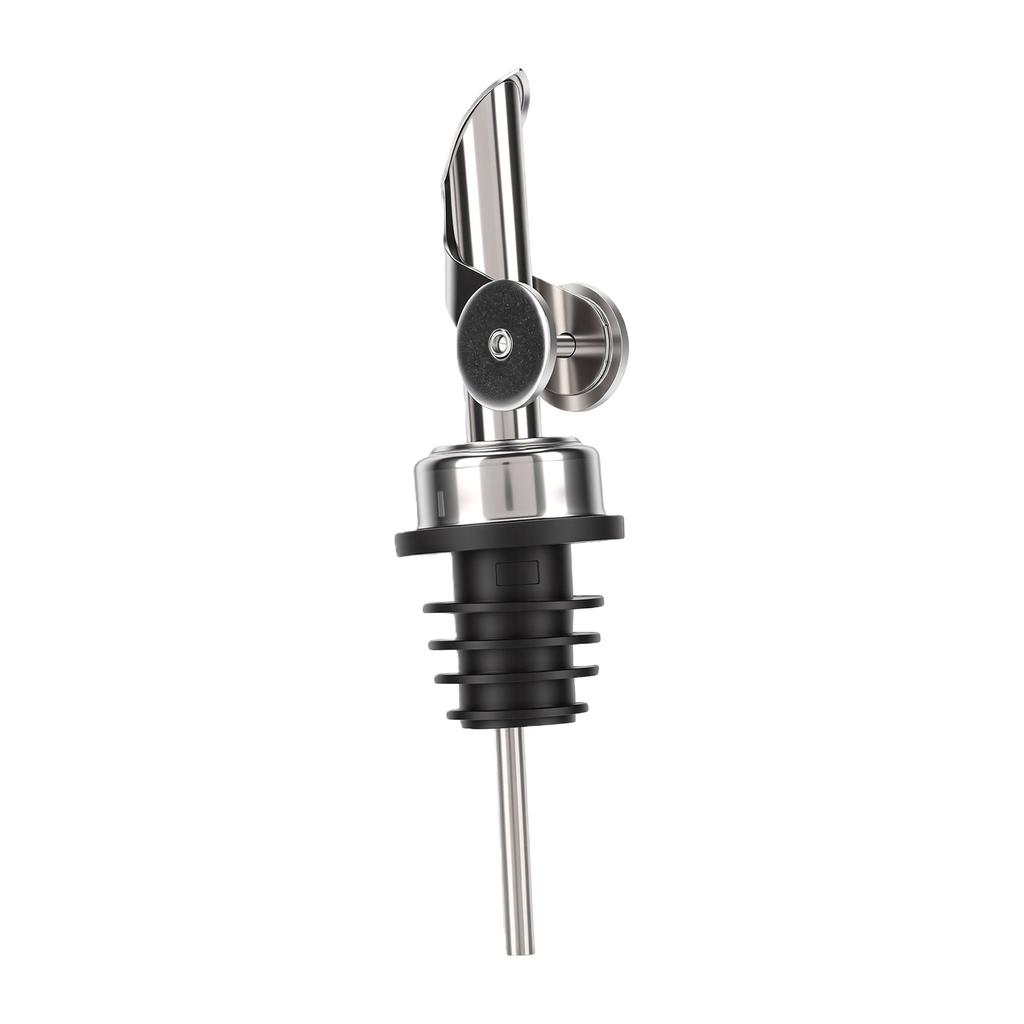 6er-Pack Weinflaschenausgießer Edelstahl-Spirituosenausguss Automatischer Olivenölspender für 3/4" Flaschenhals