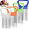 1/2/4pcs Stainless steel onion slicer vegetable tomato cutter Used for safe cooking tools for kitchen workers Food contact safety No
