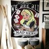 Dark Alice Pattern Home Decor Tapestry, Wall Hanging, Decorative RV Wall Cloth.SGT0917218