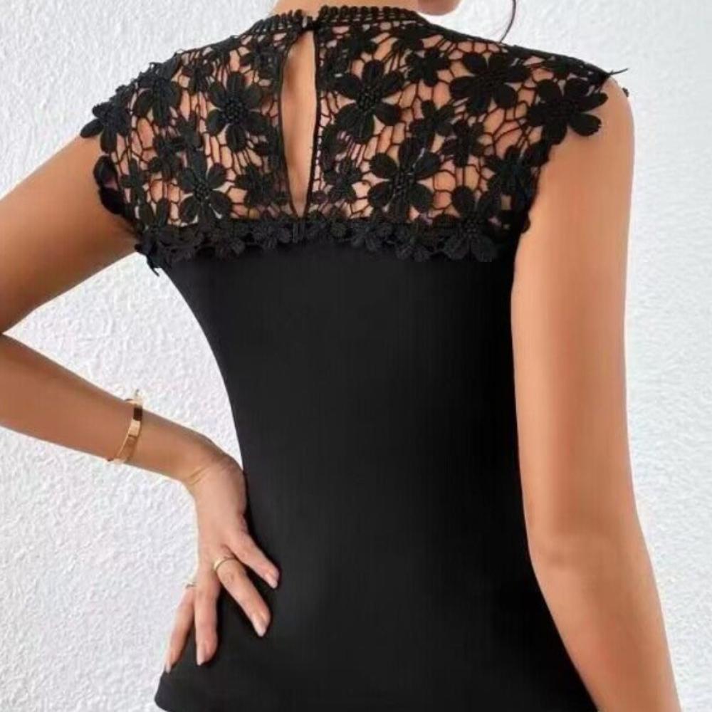 Lace Fabric Hollow Neckline Fashion Shawl Vest Exquisite Fake Neckline Collar  Feminine Decorative