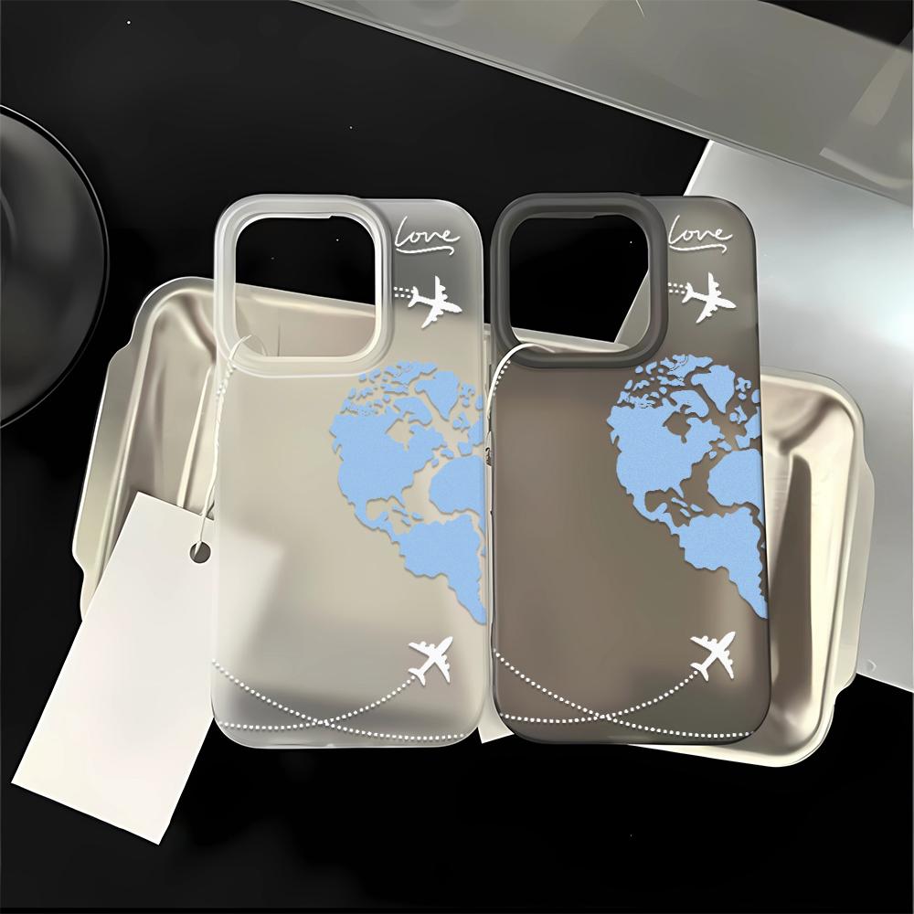 Global Aviation Phone Case For Iphone 17 17air 16 15 14 13 12 11 8 7 Pro Max Mobile Protective Case Soft Funda Cover