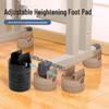 Adjustable Anti-Slip Furniture Risers for Coffee Table, Sofa, Washing Machine, or Bed