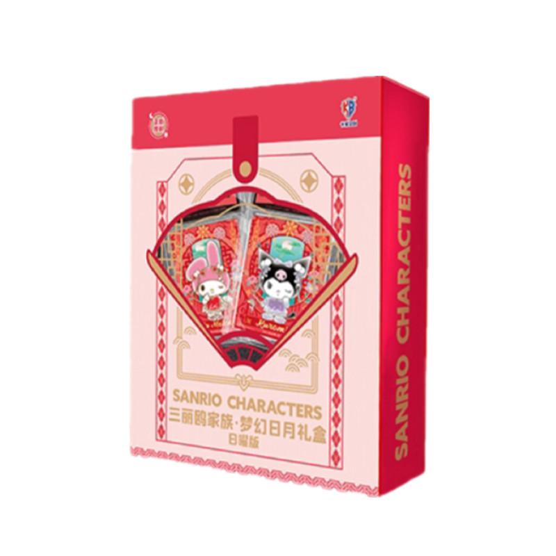 Венчуан и Киннаморолл Карты Мечты Sanrio Официальная Подарочная Коробка Солнце Луна Аниме Мерч Коллекционные Карты Теплый Подарок red