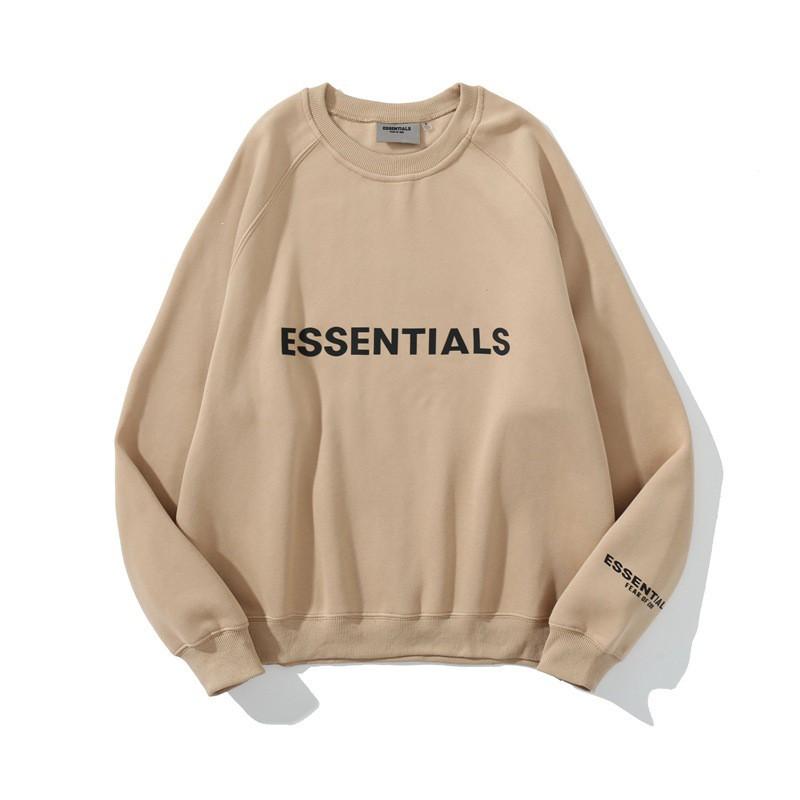 Unisex Oversized Cotton Long Sleeve Hoodie-Free Round Neck Streetwear Sweatshirt With Letter Print