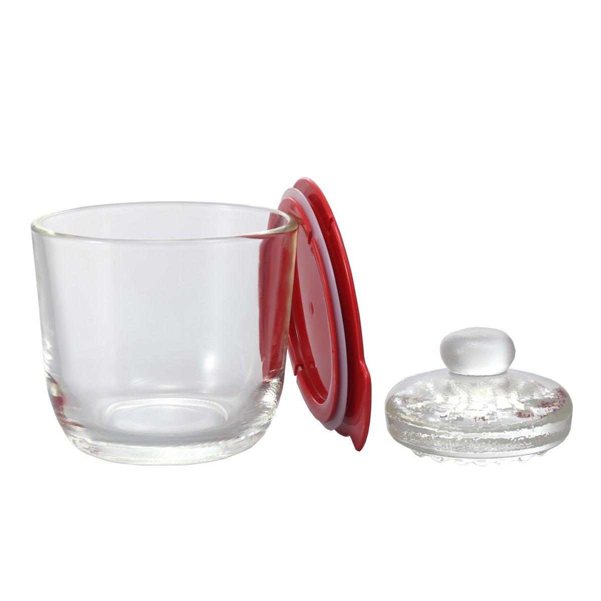 

HARIO Glass Pickling Container S Red Multi GTK-S-R