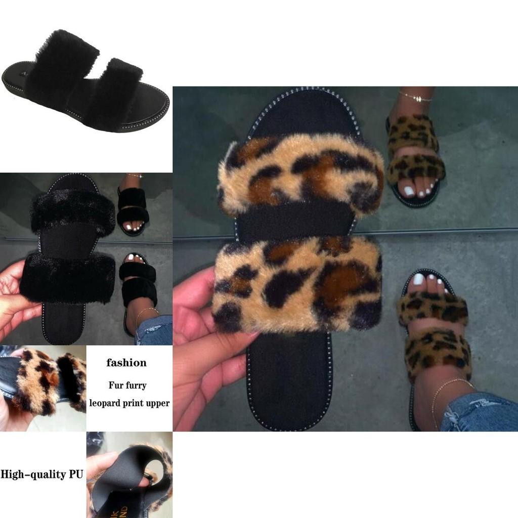 Cozy And Soft Women Fur Fluffy Sliders Slippers Perfect For Summer Relaxation