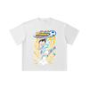 260 GSM Double Yarn 32 Count 100% Cotton Captain Tsubasa V1 Print Unisex Heavy Cotton T Shirt