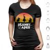 Planet Of The Apes Sunset T Shirt 6xl Cotton Cool Tee Planet Of The Apes Apes Charlton Heston Chimpanzee Film Filthy Animal