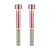 2Pcs Light Weight Metal Alloy Cycling Stem Cover Screws Bicycles Headset Bolt Socket Cap Head Bolts Screw Enduring